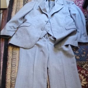 Gray Striped suit separates
